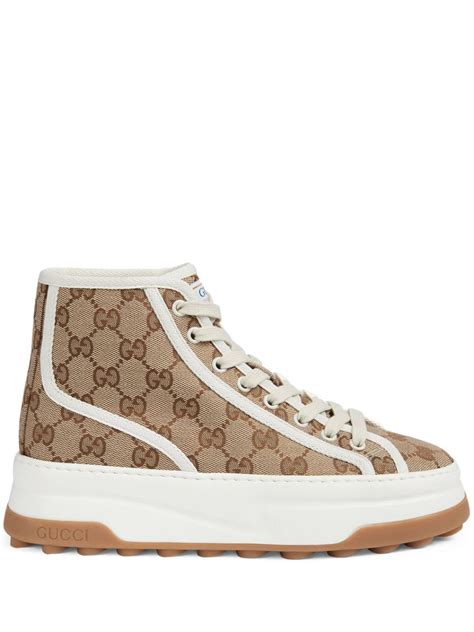 gucci high top trainers women's|gucci high top sneakers women.